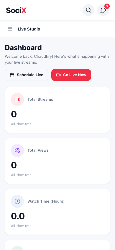 SociX Live (mobile)
